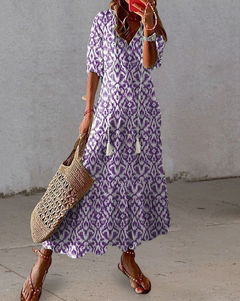 Angela | Breezy Bloom Patio Dress