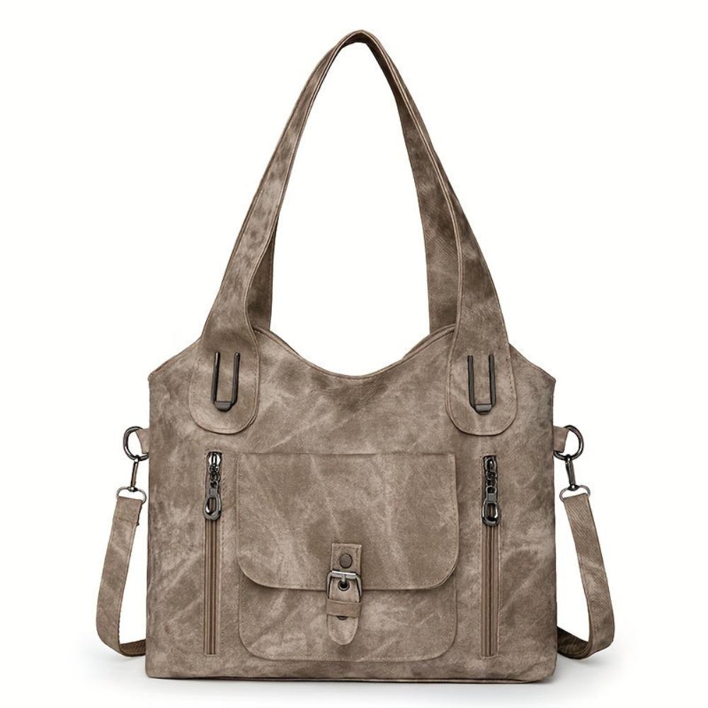 Bonnie | Casual Zip Pocket Tote Bag