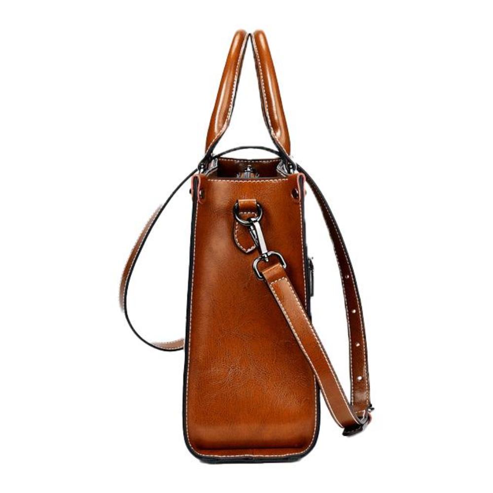 Brandy | Elegant Structured Tote Bag