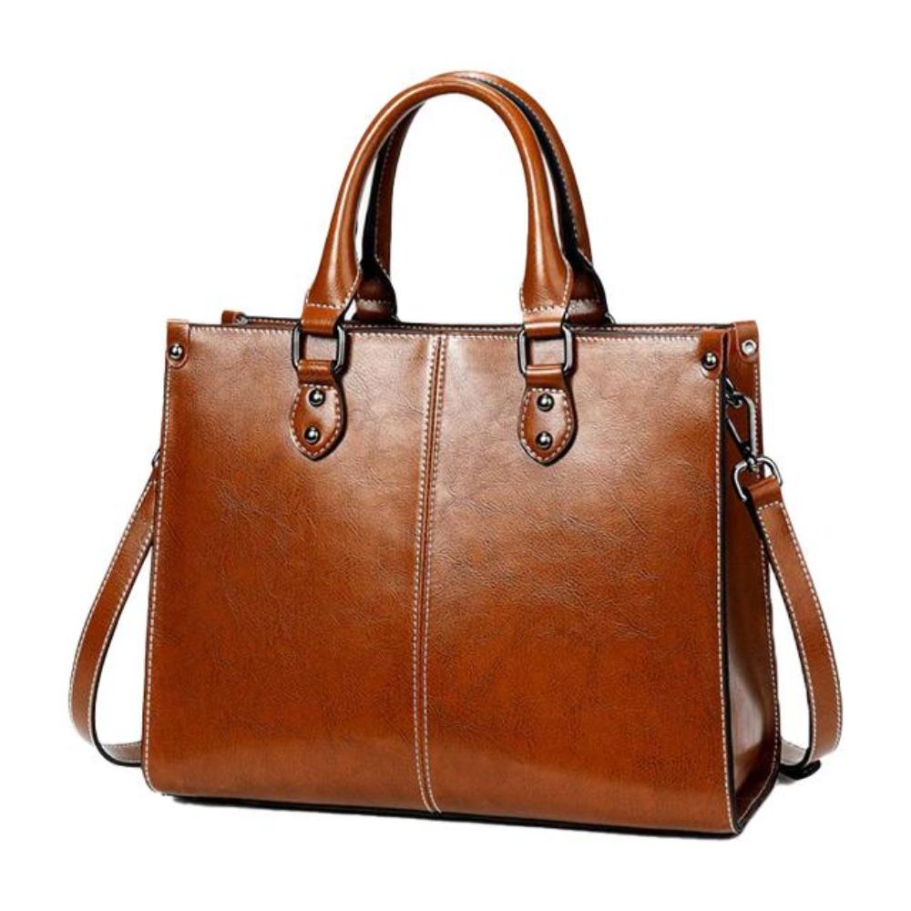 Brandy | Elegant Structured Tote Bag