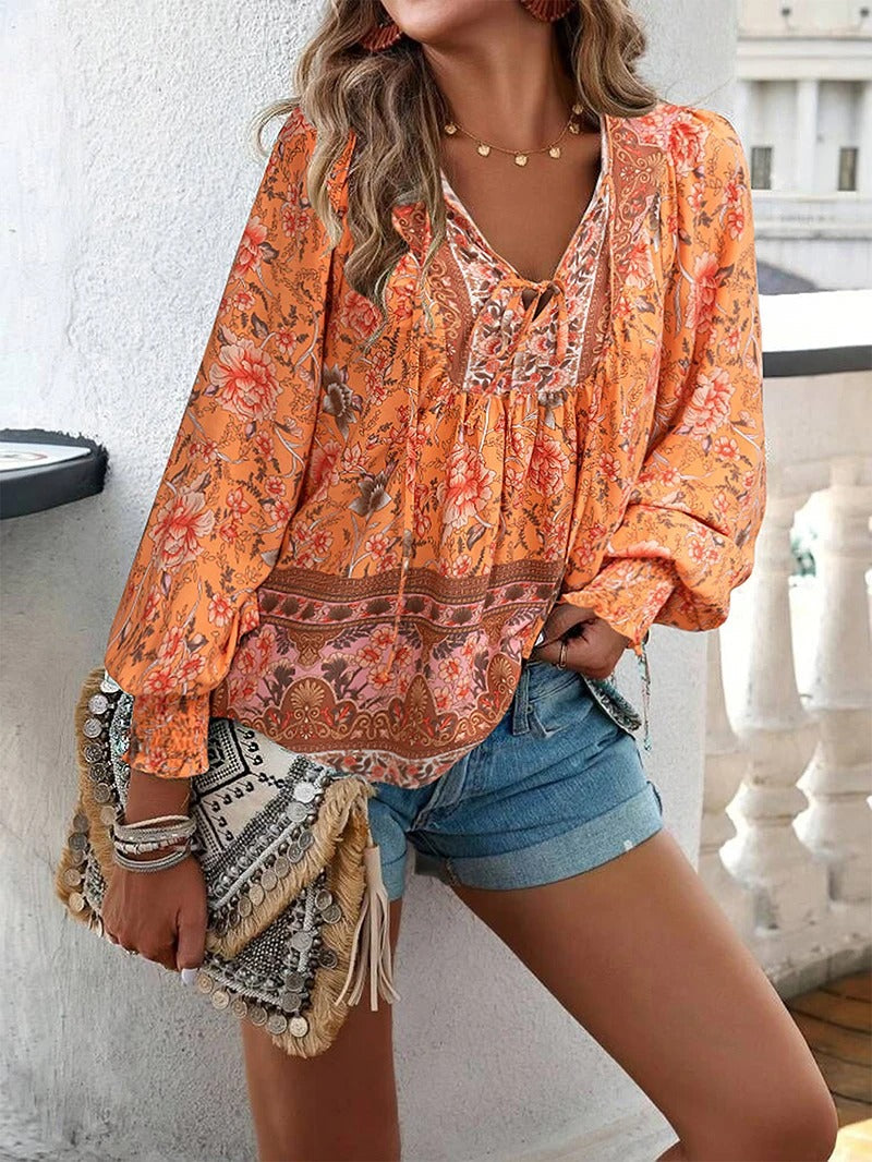 Emma | Summer Floral Top