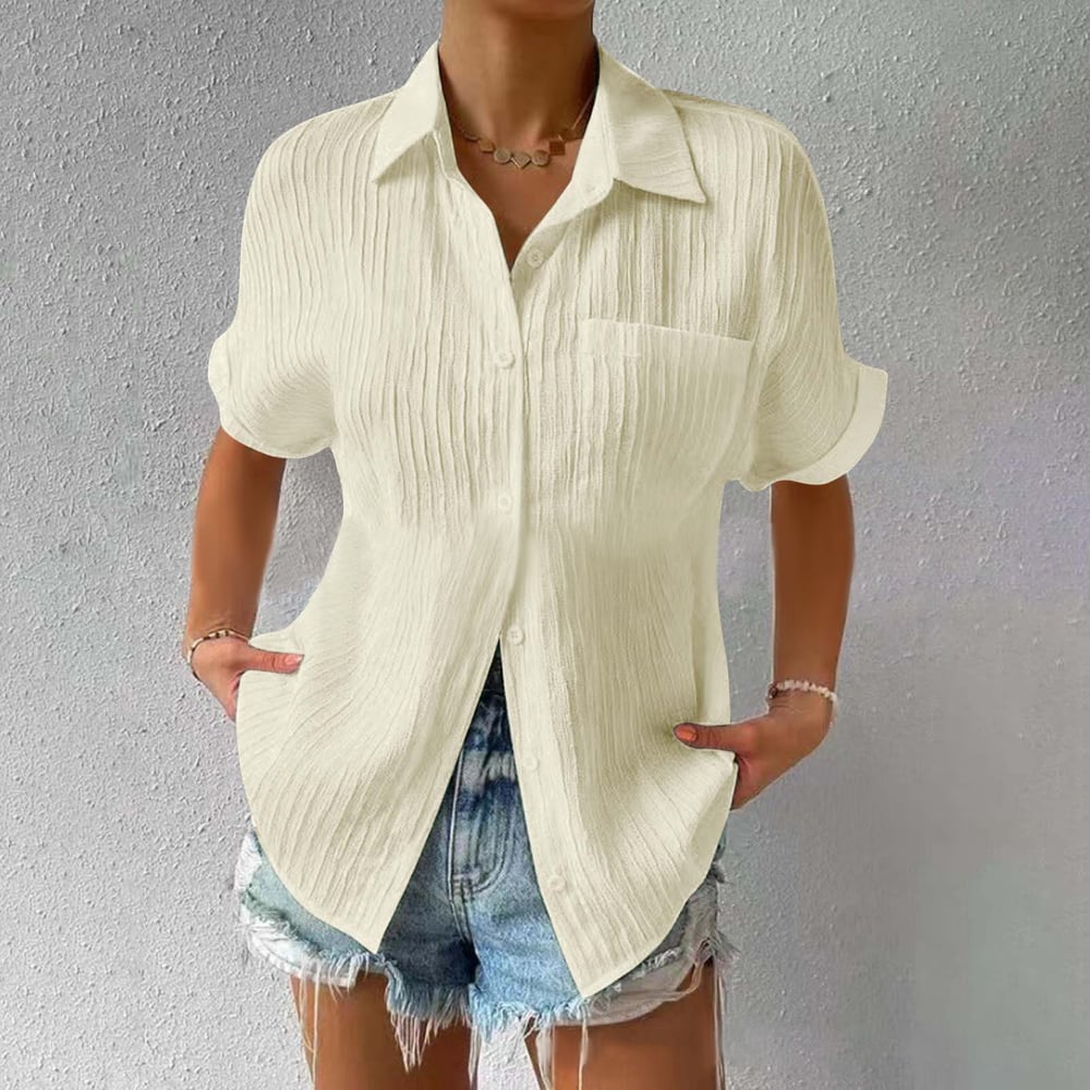 Katie | Stylish Button-Up Summer Shirt