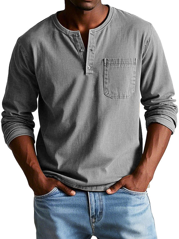 Martin | Vibe Casual Henley Shirt