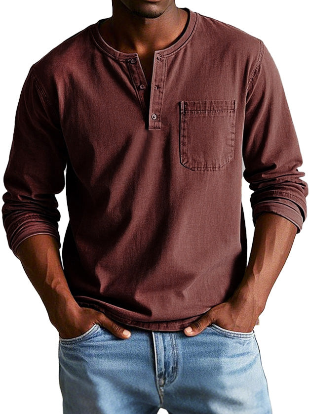 Martin | Vibe Casual Henley Shirt