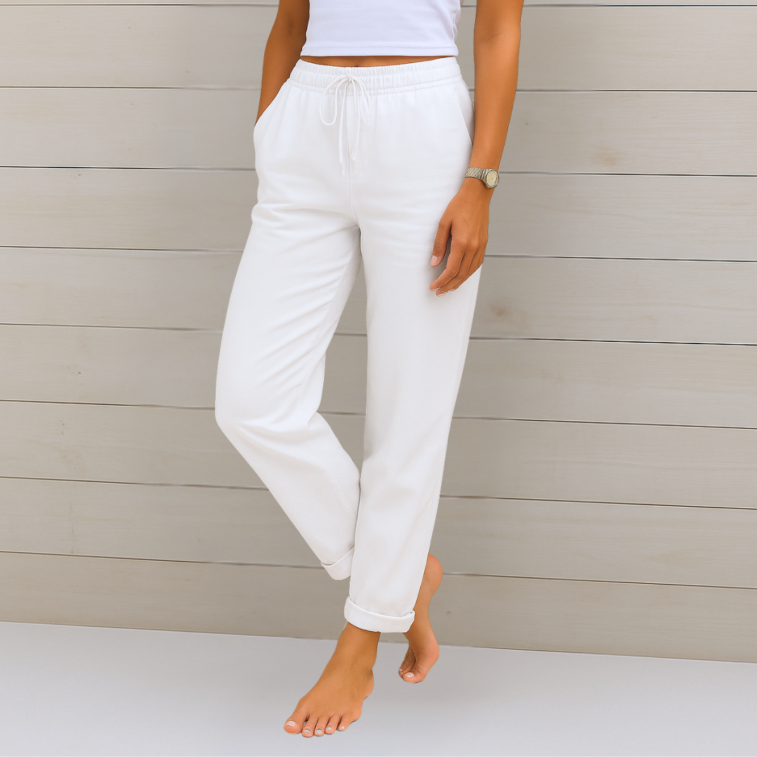 Emma | Premium breathable linen stretch pants