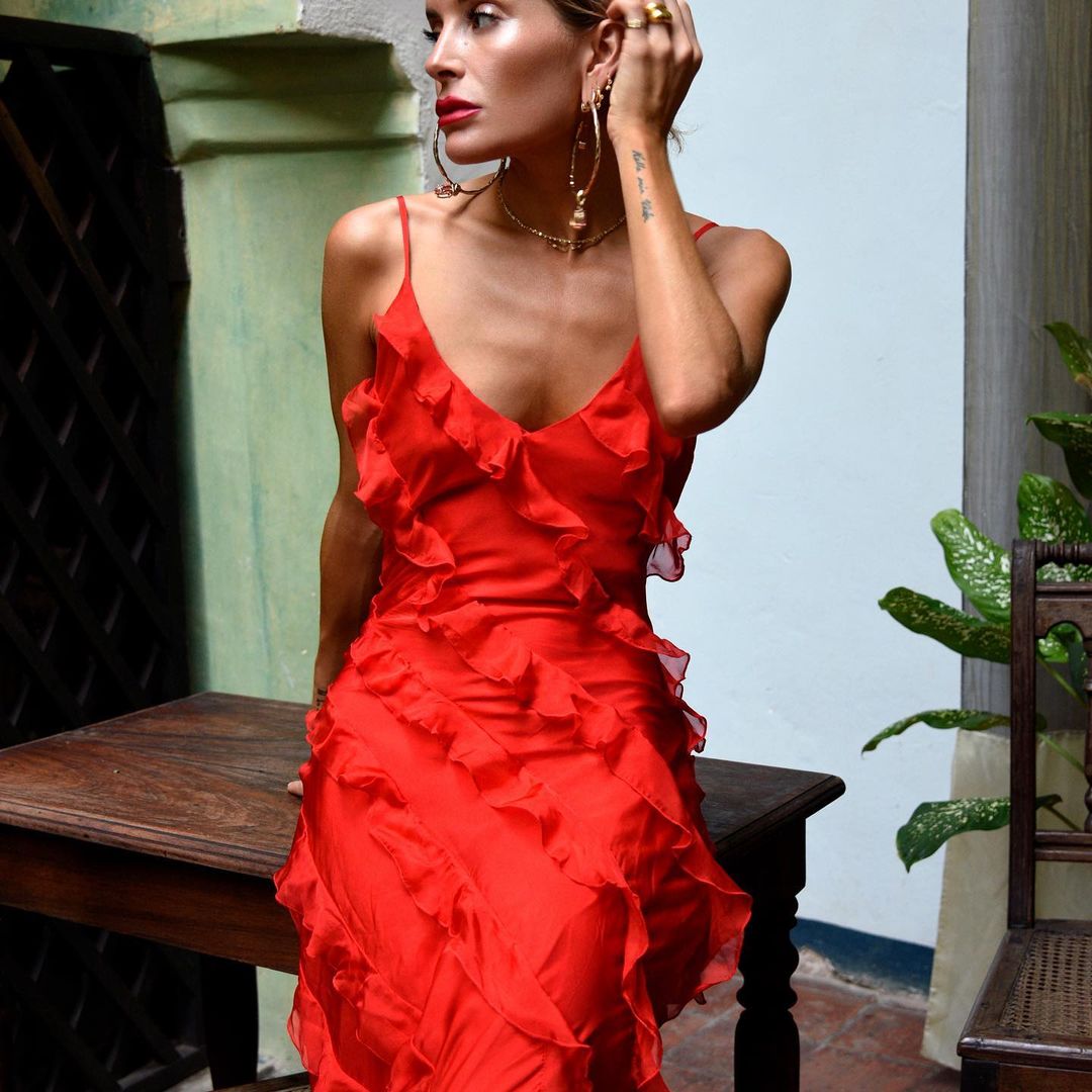 Caitlin | Elegant Ruffle Summer Dress