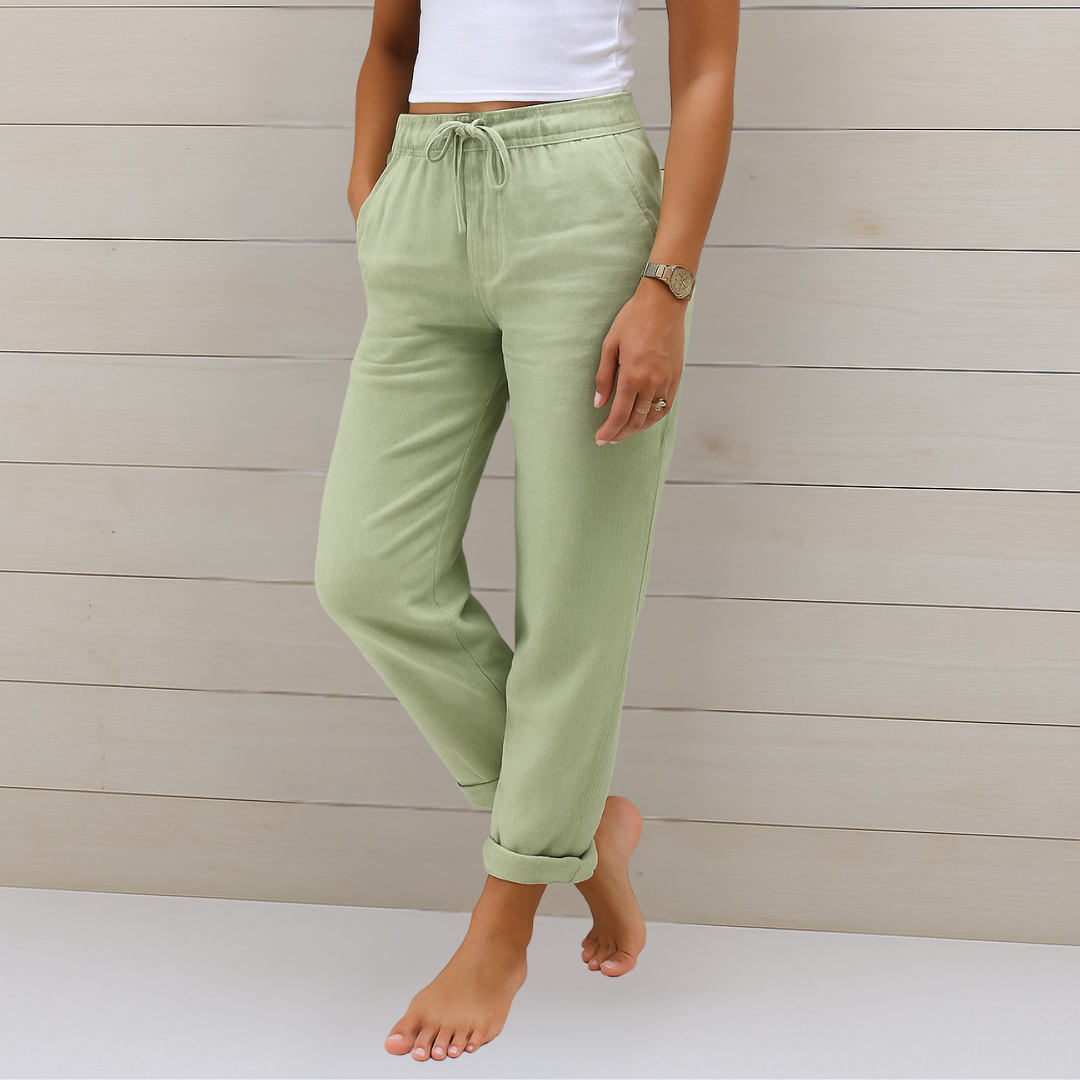 Emma | Premium breathable linen stretch pants