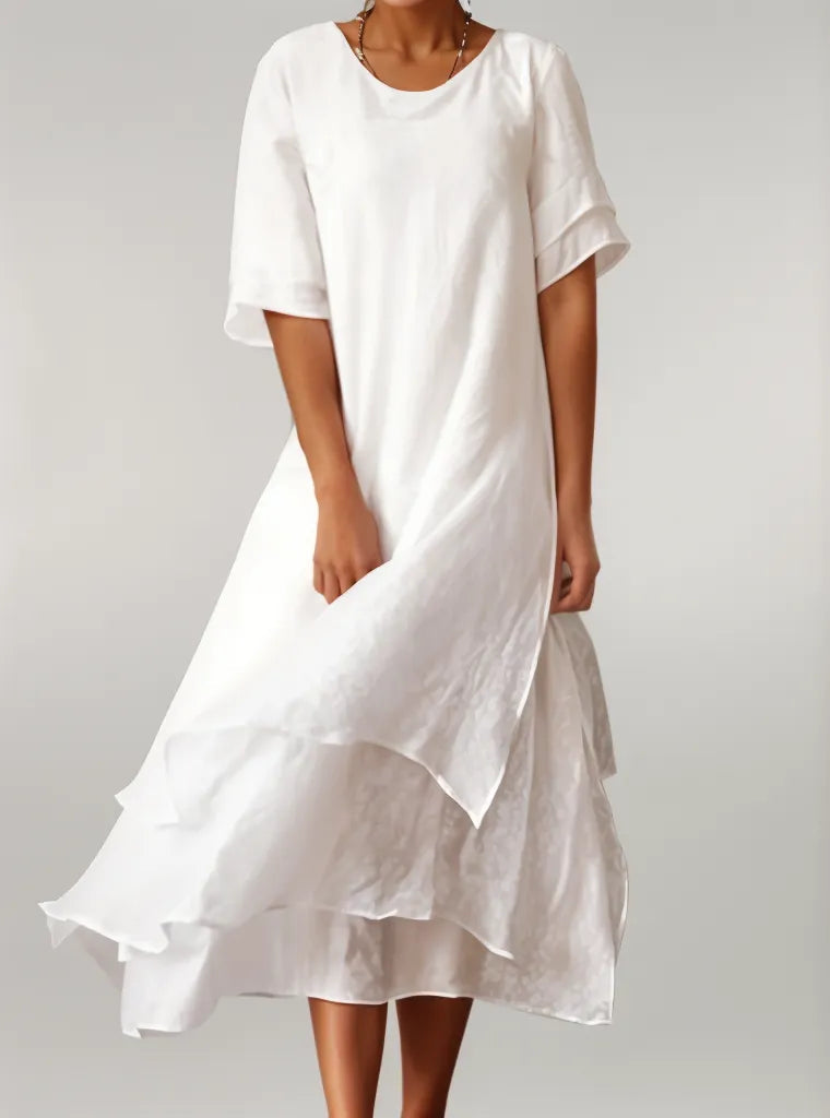 Danielle | Whispering Tides Midi Dress