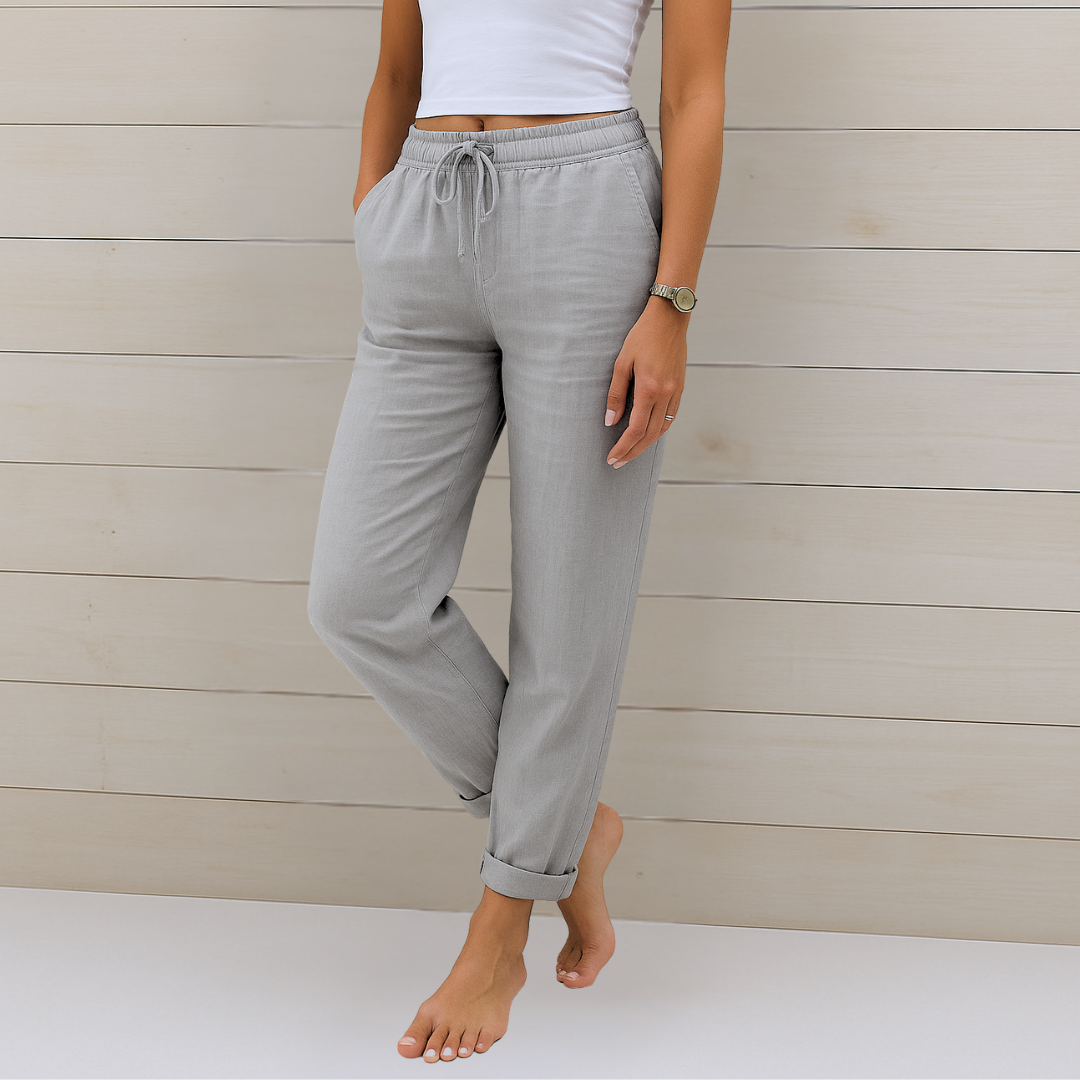 Emma | Premium breathable linen stretch pants