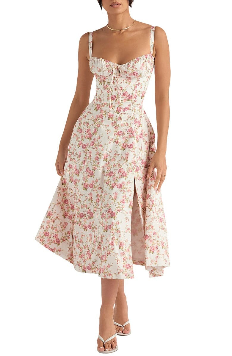 Annabelle | Stylish Floral Midi Dress