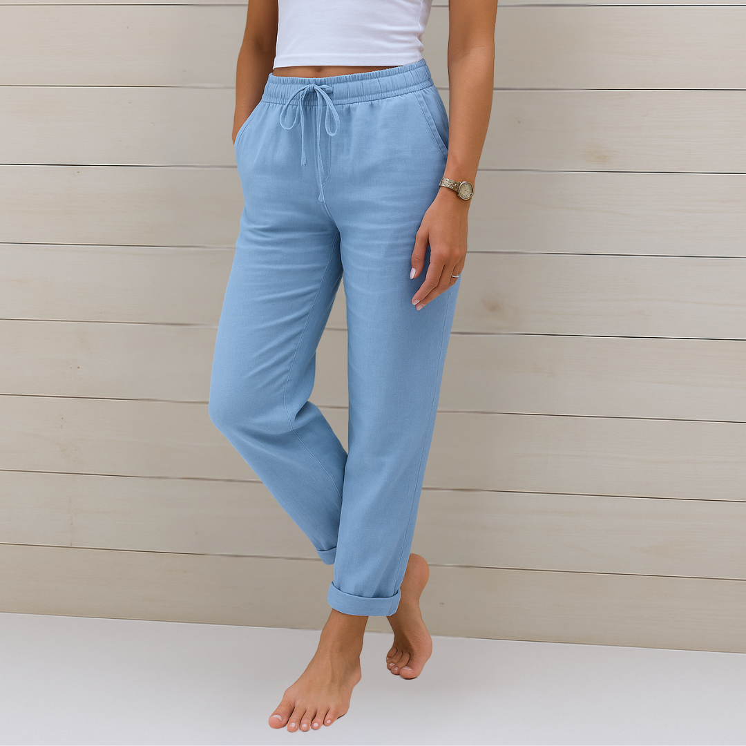 Emma | Premium breathable linen stretch pants