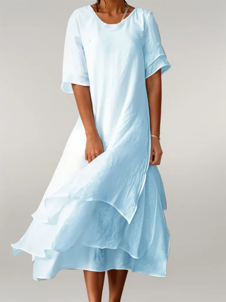 Danielle | Whispering Tides Midi Dress