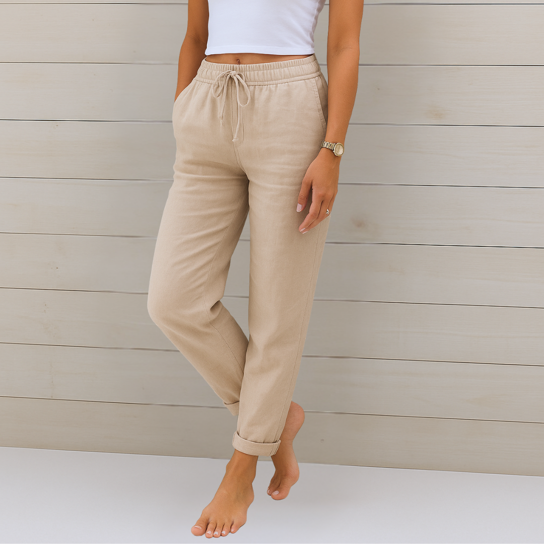 Emma | Premium breathable linen stretch pants