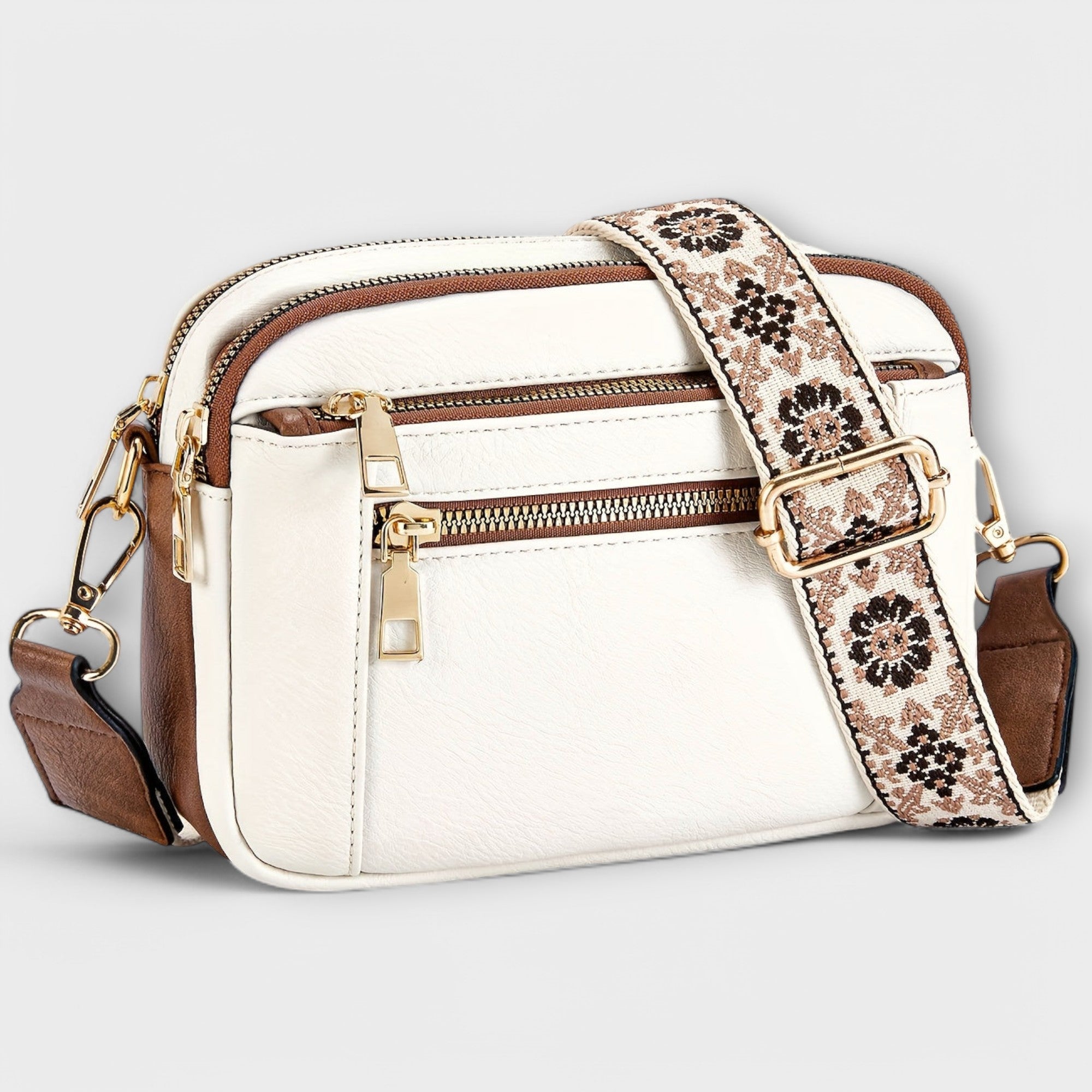 Dakota | Trendy Floral Strap Crossbody Bag