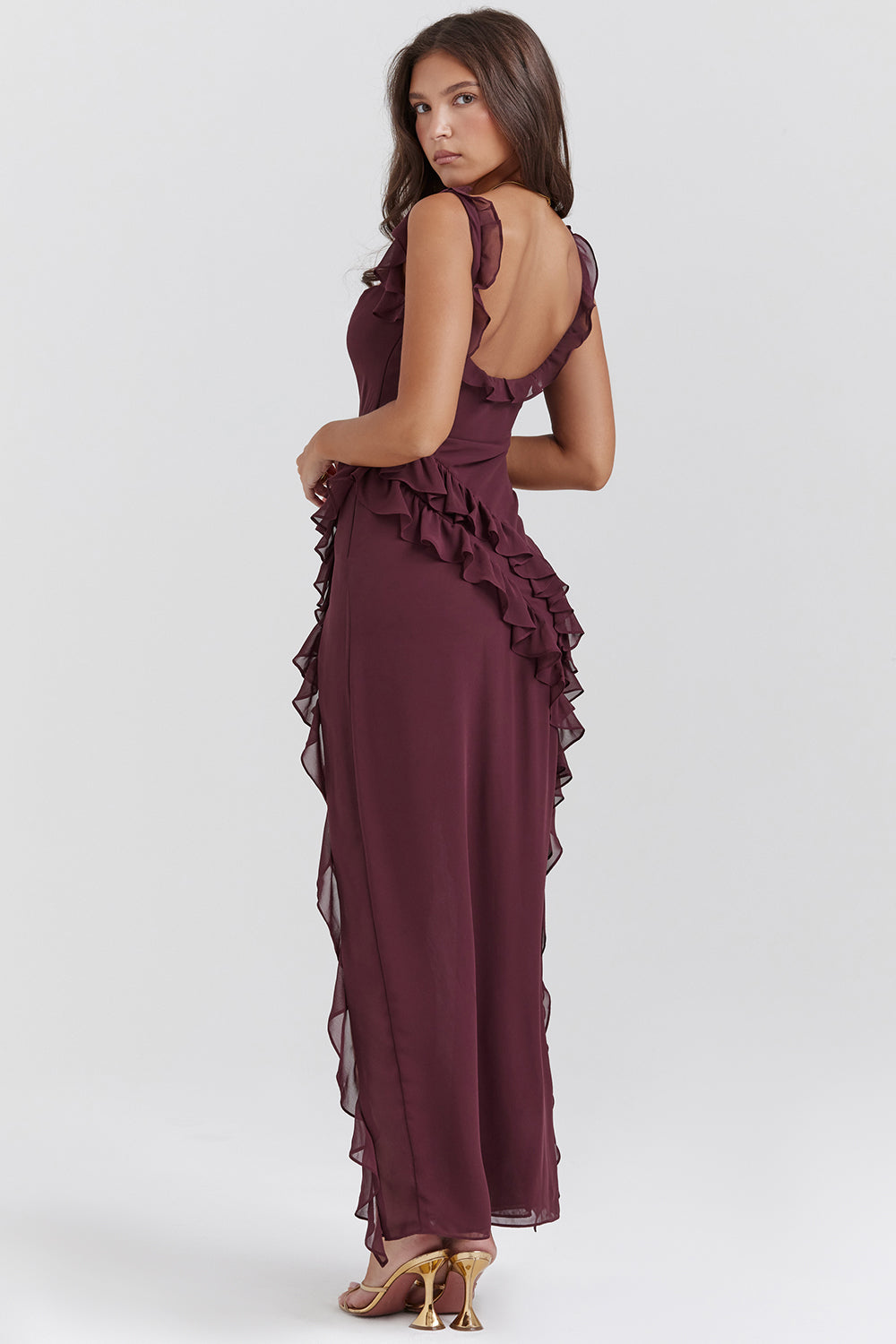 Addison | Stylish Ruffle Maxi Dress