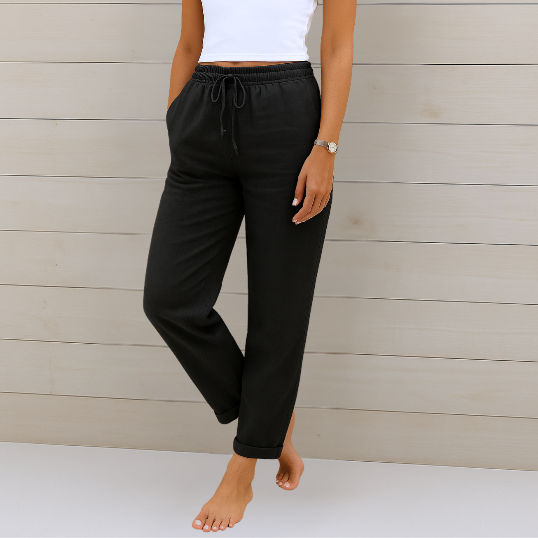 Emma | Premium breathable linen stretch pants