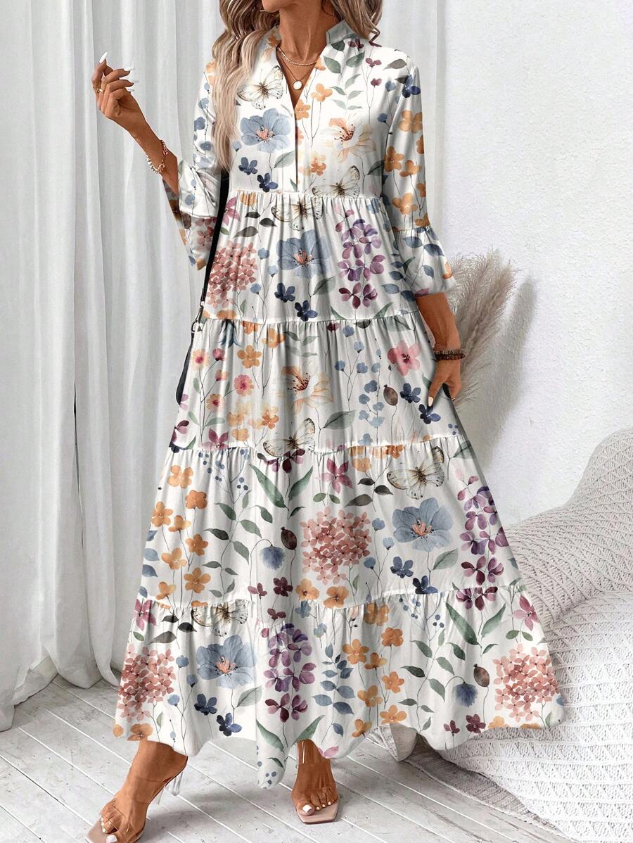 Mary™ Summer Dress in Floral Print