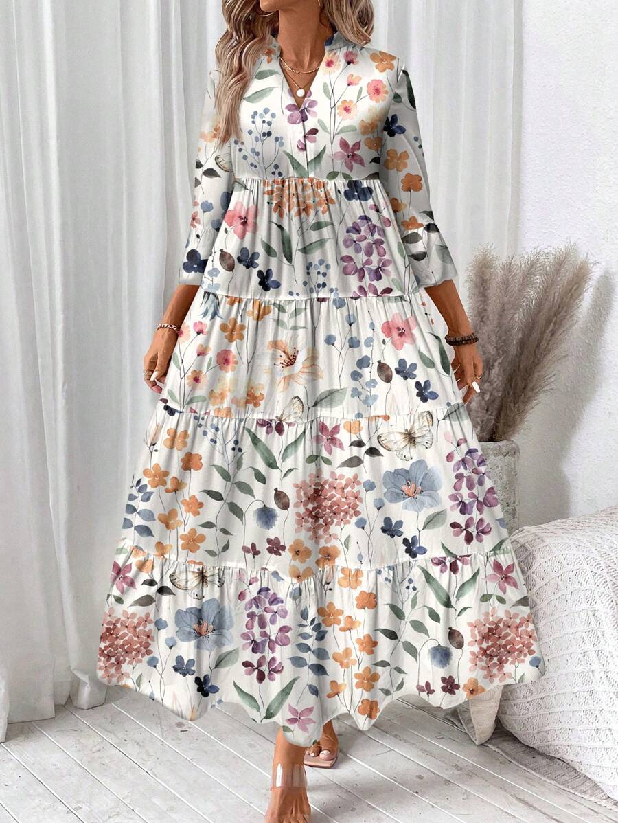 Mary™ Summer Dress in Floral Print