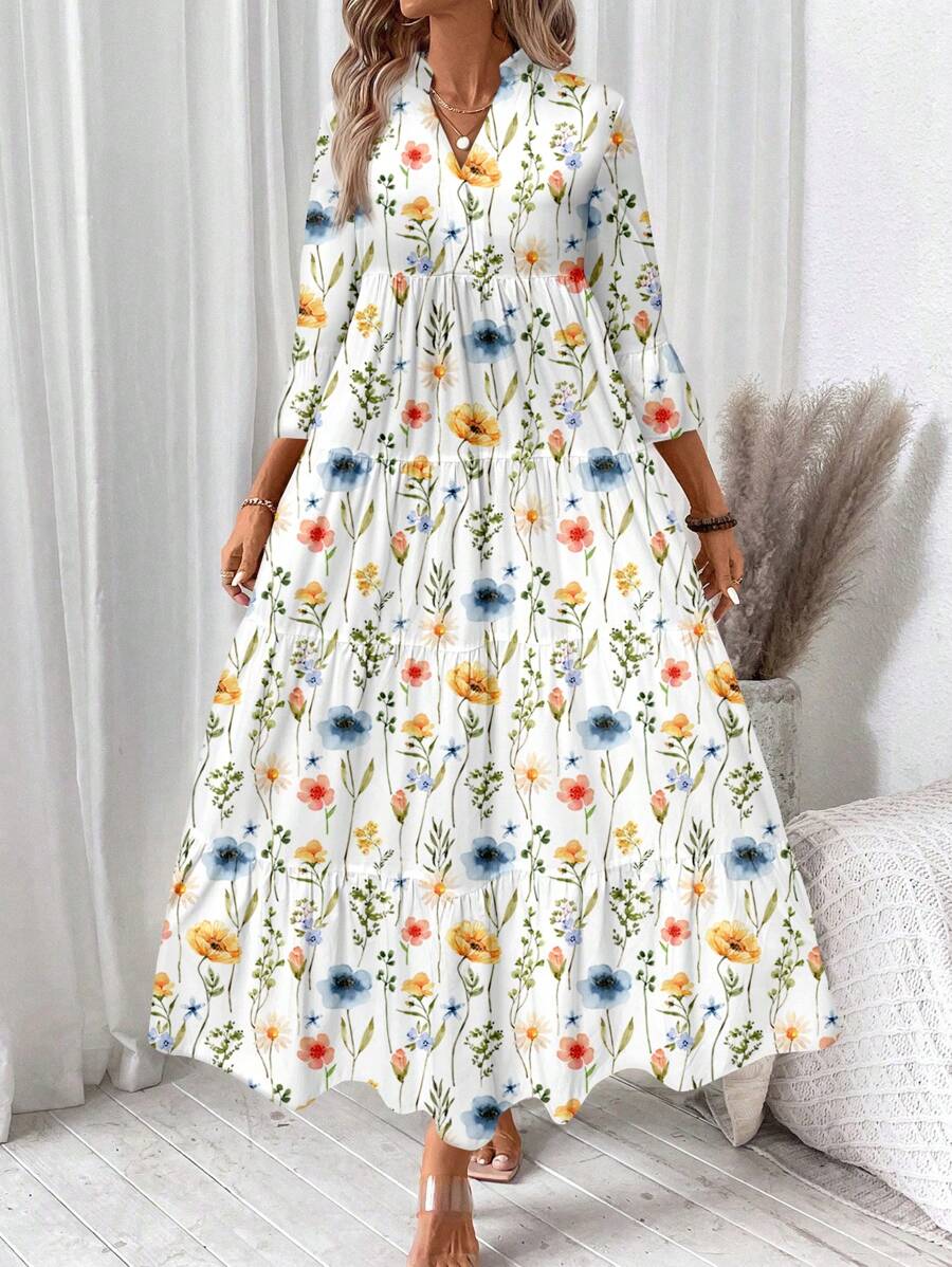 Mary™ Summer Dress in Floral Print