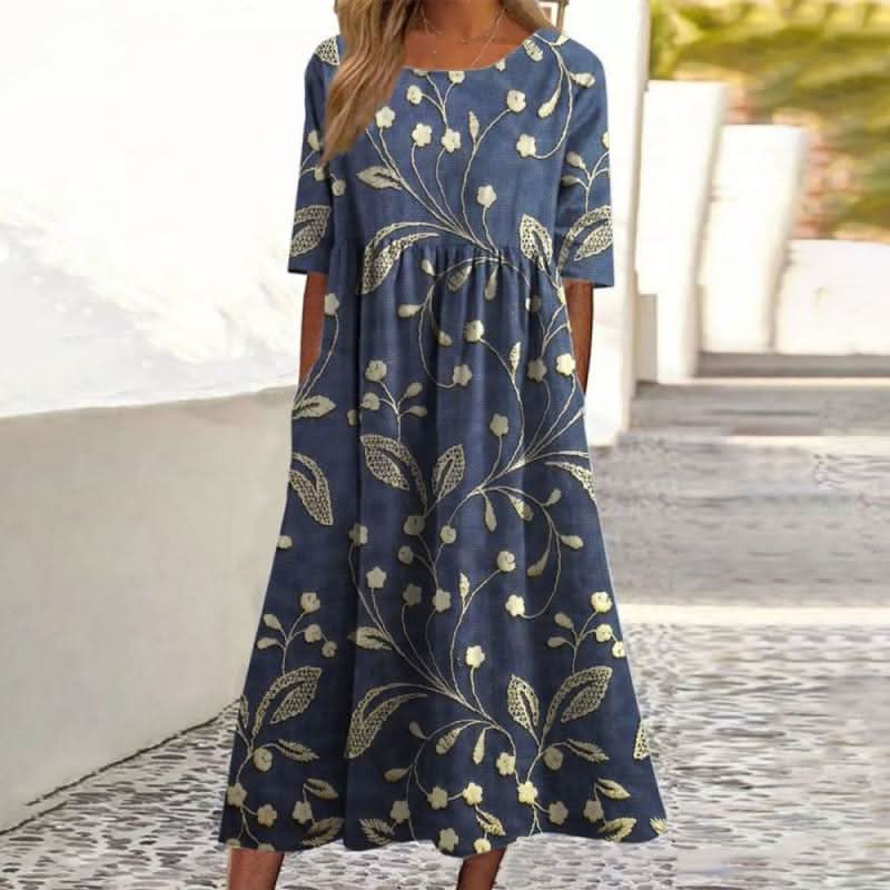 Caitlin | Whisper Leaf Garden Dress