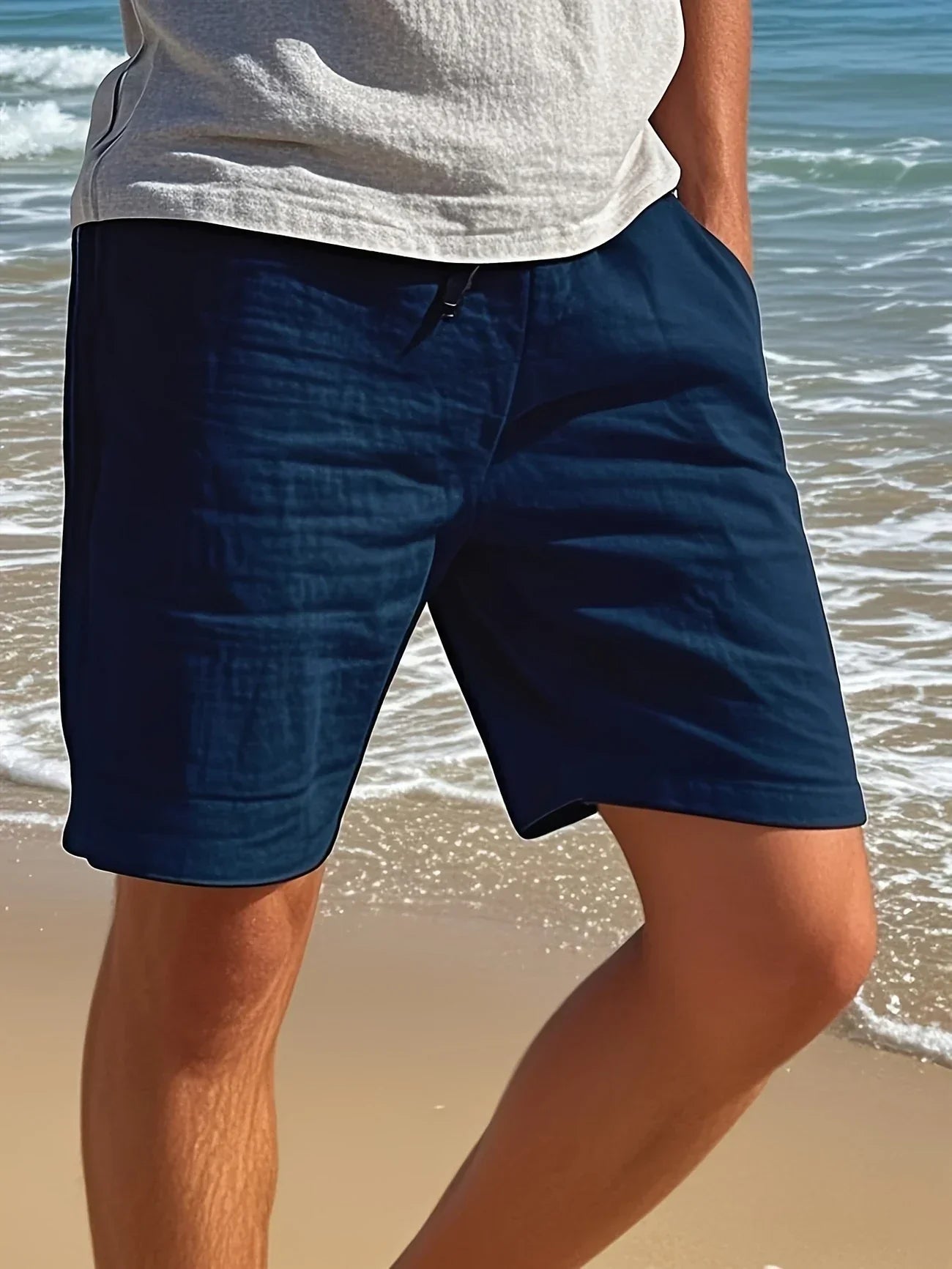 John | Casual Relaxed Fit Drawstring Shorts