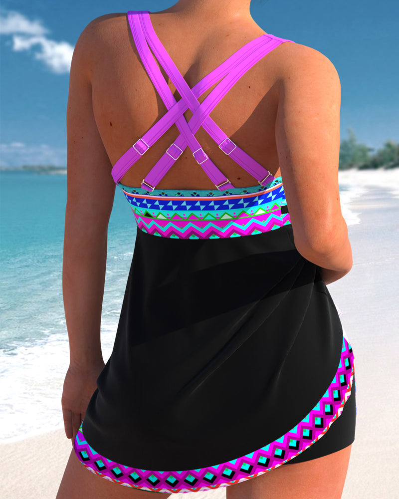 Nicole | Stylish Printed Swim Set