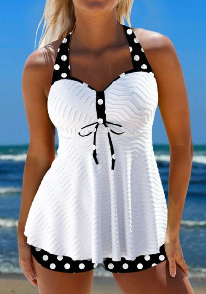 Violet | Polka Dot Swimwear Set