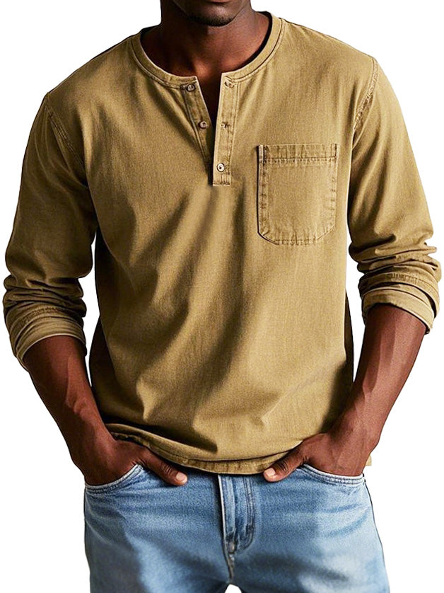 Martin | Vibe Casual Henley Shirt