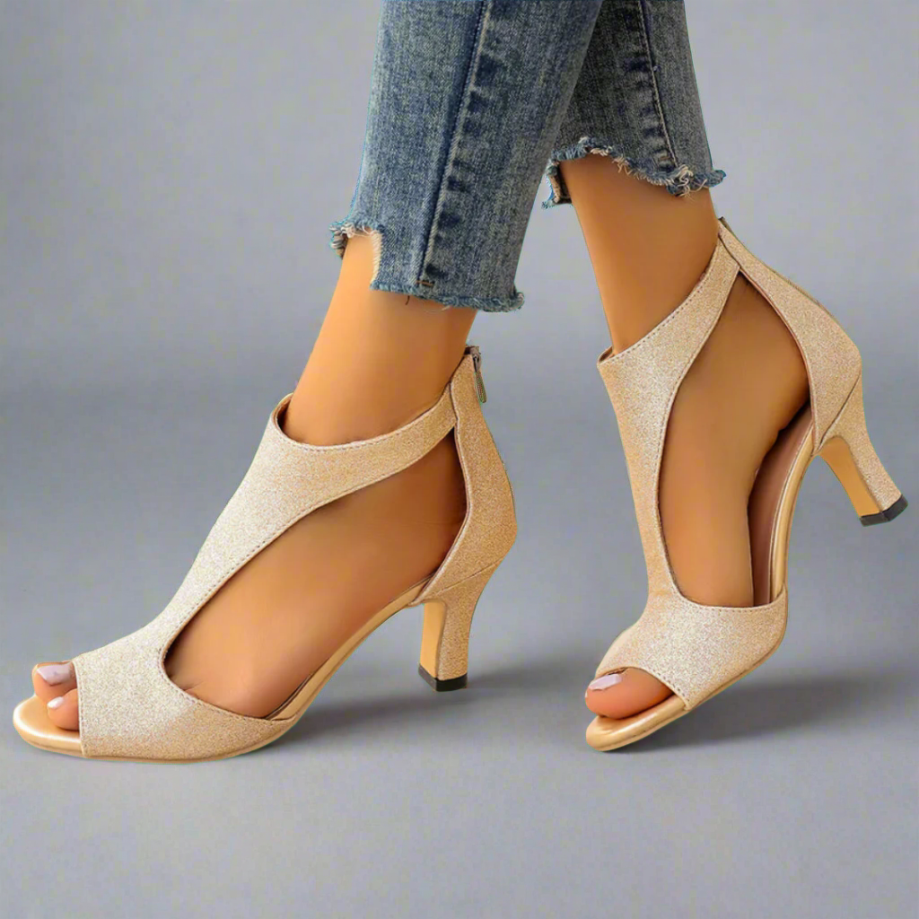 Jane | Stylish Cut-Out Heels