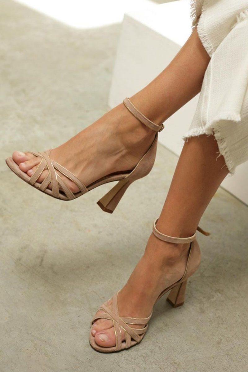 Zoey | Strappy Block-Heeled Sandals