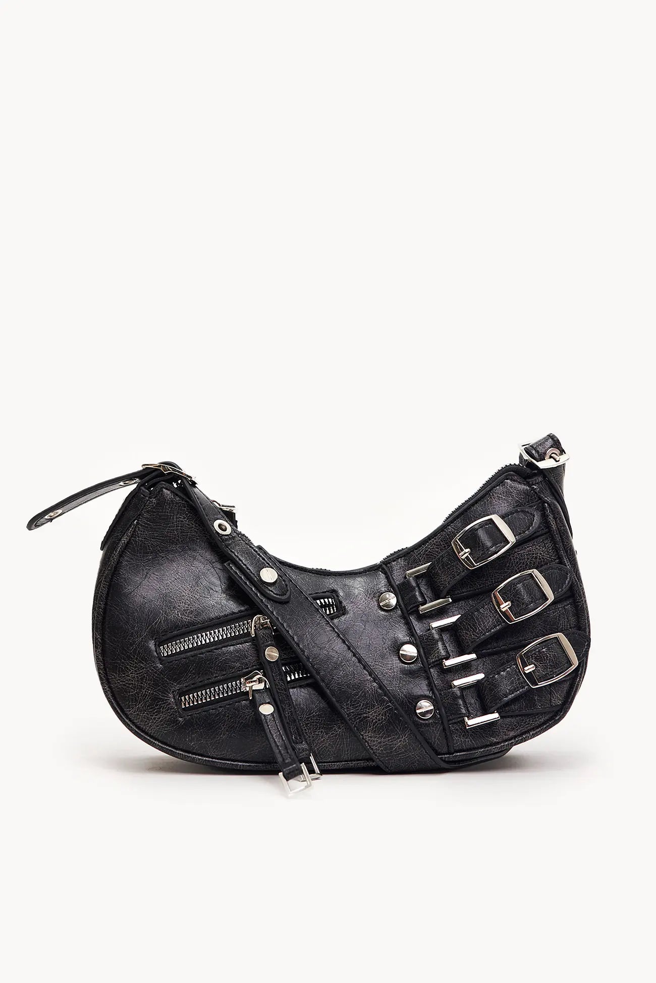 Hannah | Stylish Buckle Detail Crossbody Bag