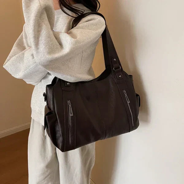 Bianca | Stylish Zip-Detail Shoulder Bag