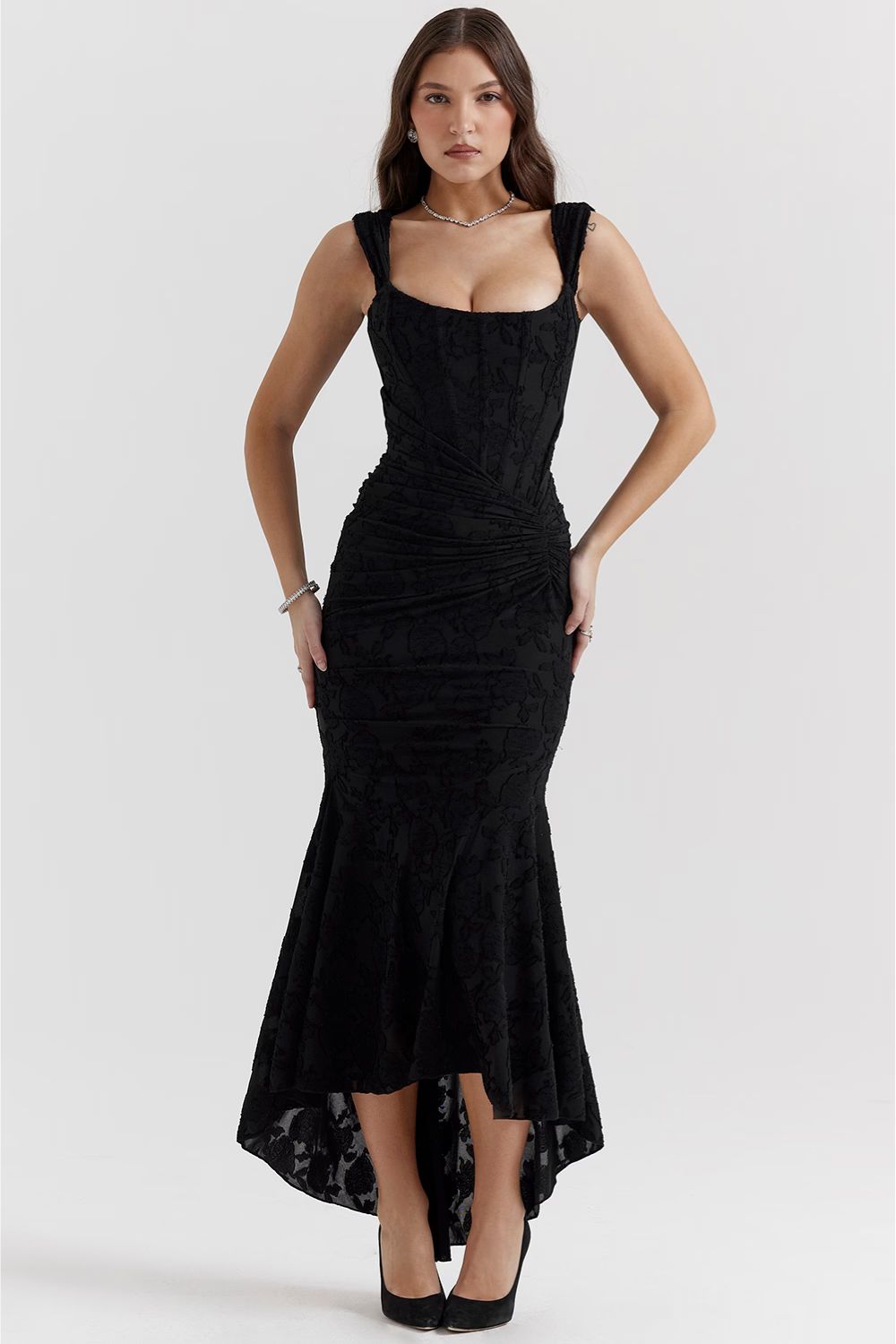 Alexa | Elegant Stretch Maxi Dress