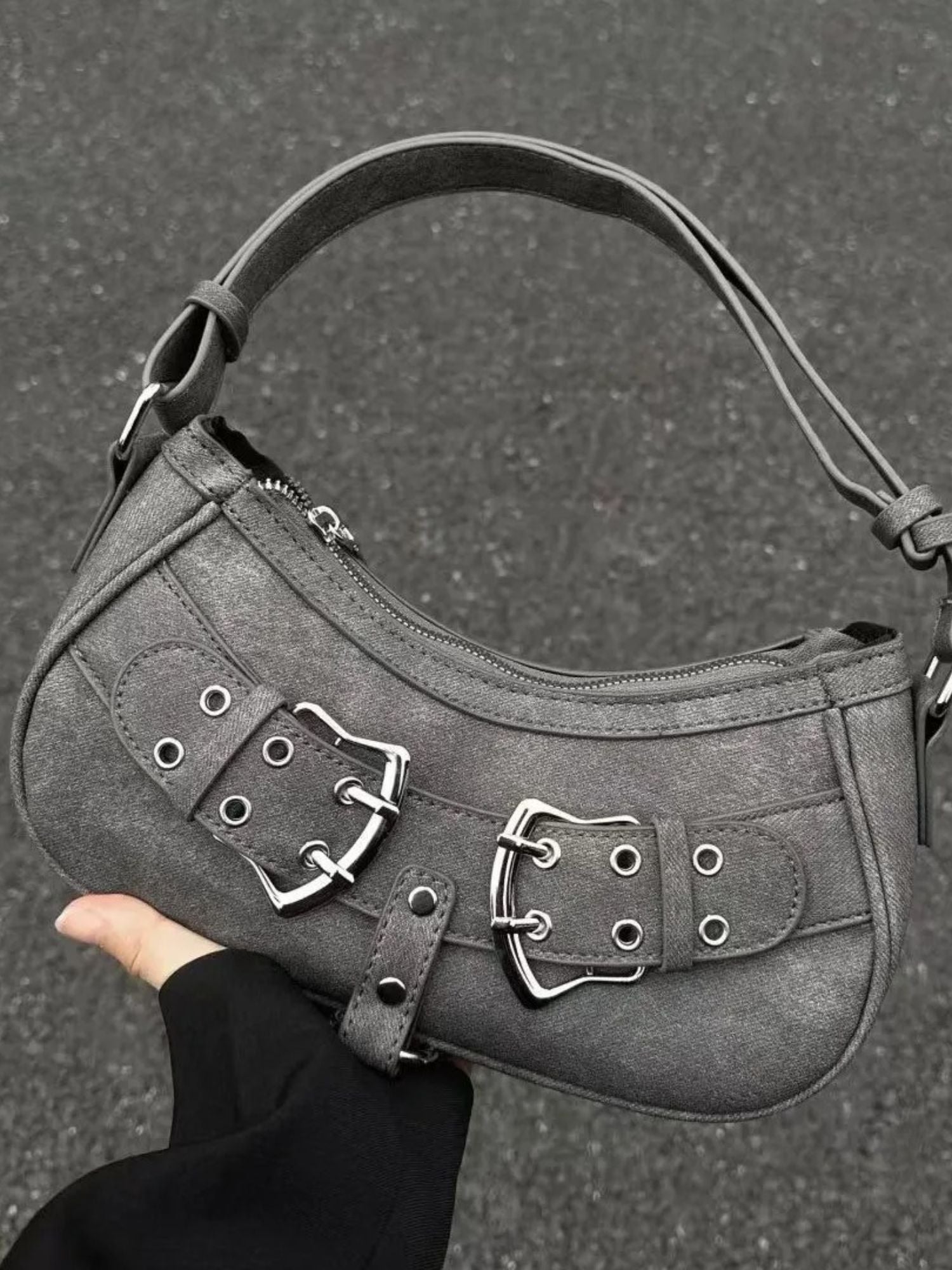 Faith | Buckle Detail Shoulder Bag