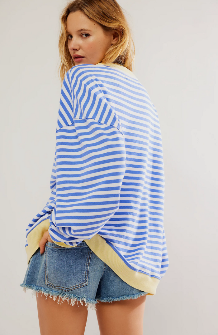 LENA™ Oversized striped sweater