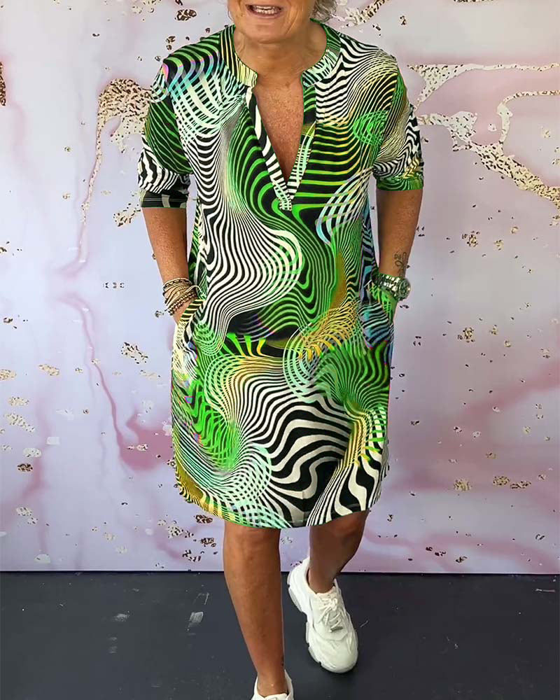 Bella | Vibrant Casual Shirt Dress