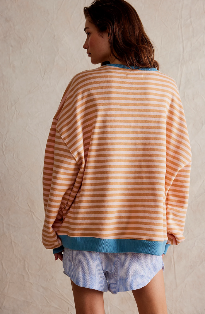 LENA™ Oversized striped sweater