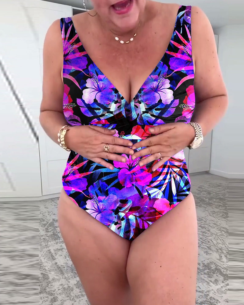 Victoria | Floral Print Swimwear Set