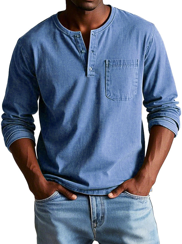 Martin | Vibe Casual Henley Shirt