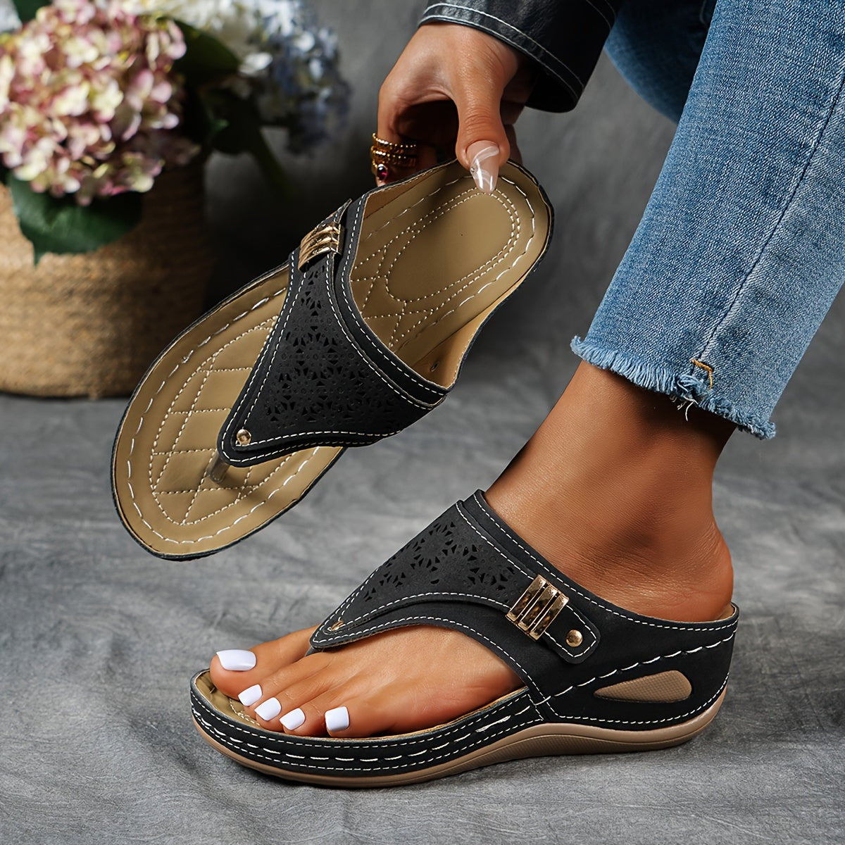 Lauren | Summer Slip-On Sandals