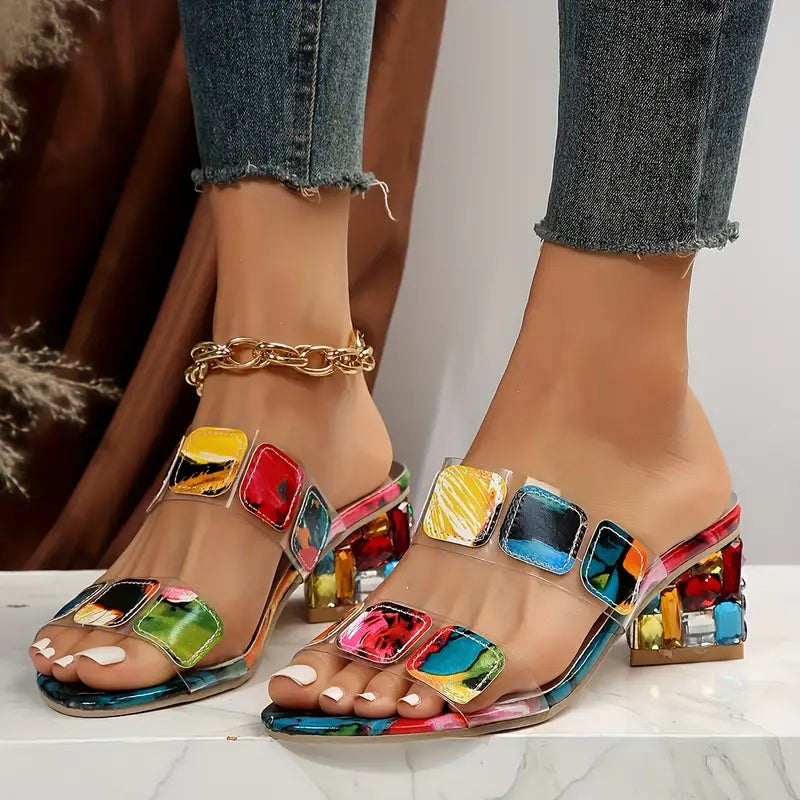 Katherine | Stylish Summer Block Heels