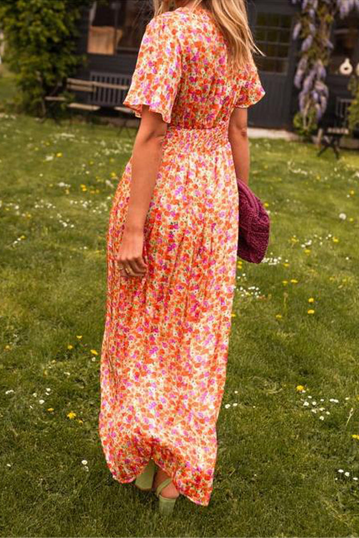 Catherine | Elegant Floral Maxi Dress