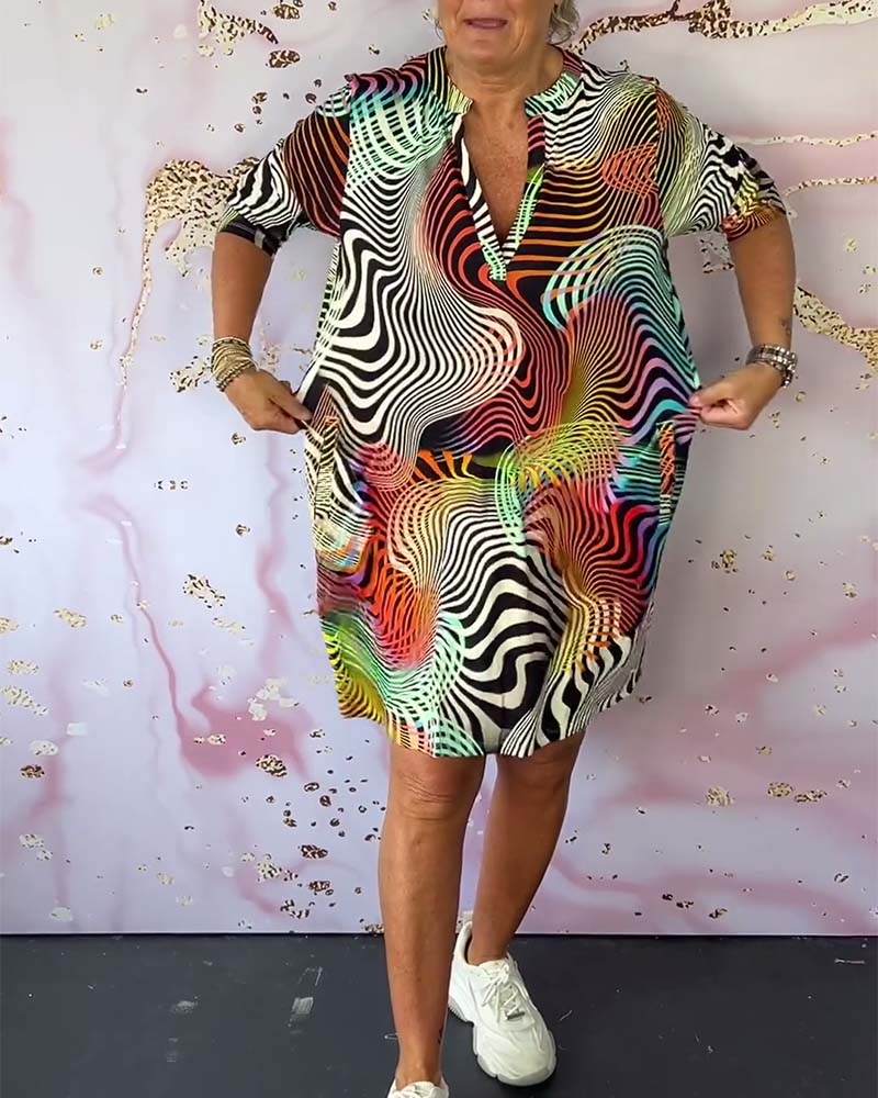 Bella | Vibrant Casual Shirt Dress
