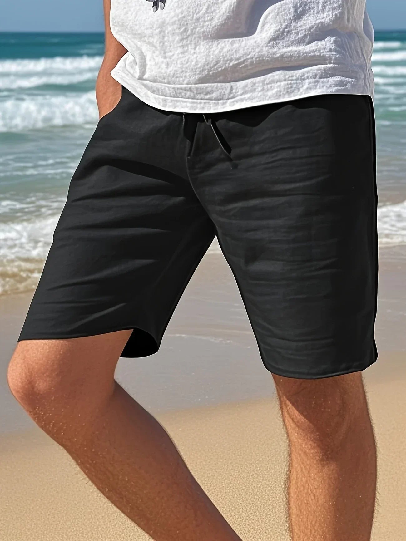 John | Casual Relaxed Fit Drawstring Shorts