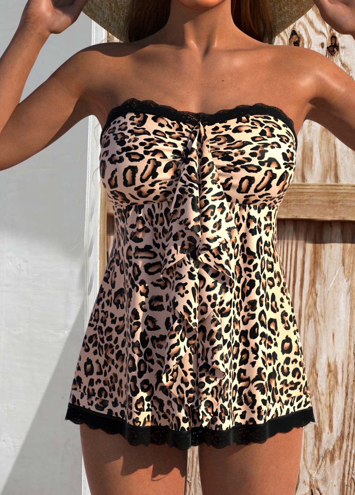 Charlotte | Stylish Strapless Swim Tank