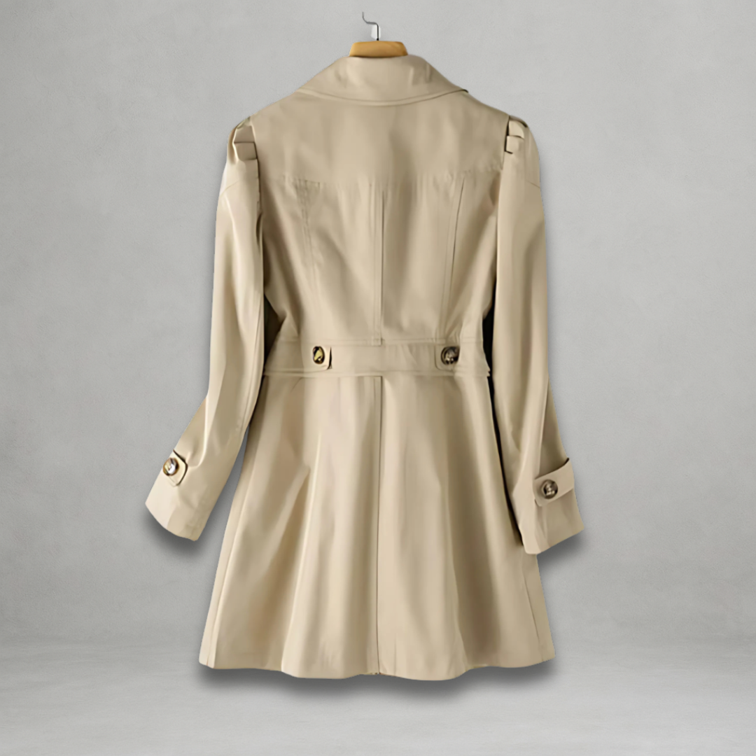 Daniela | Stylish Classic Button Trench Coat