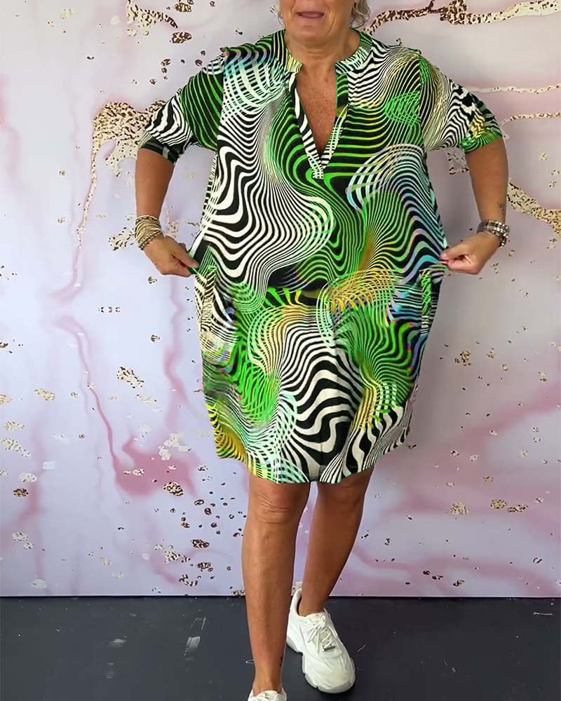 Bella | Vibrant Casual Shirt Dress