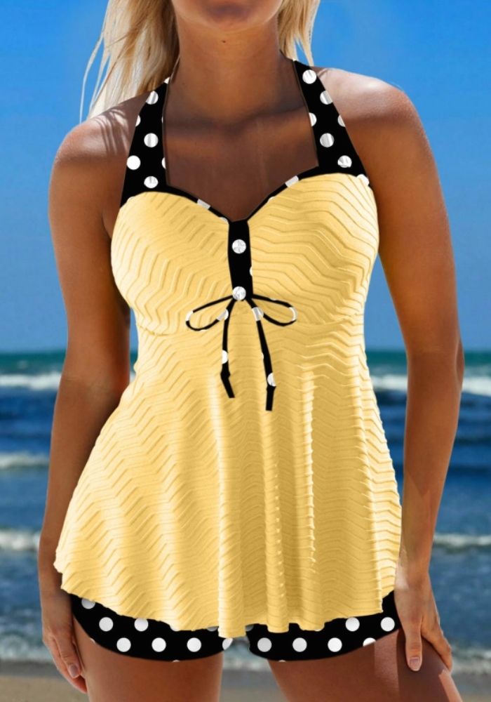 Violet | Polka Dot Swimwear Set