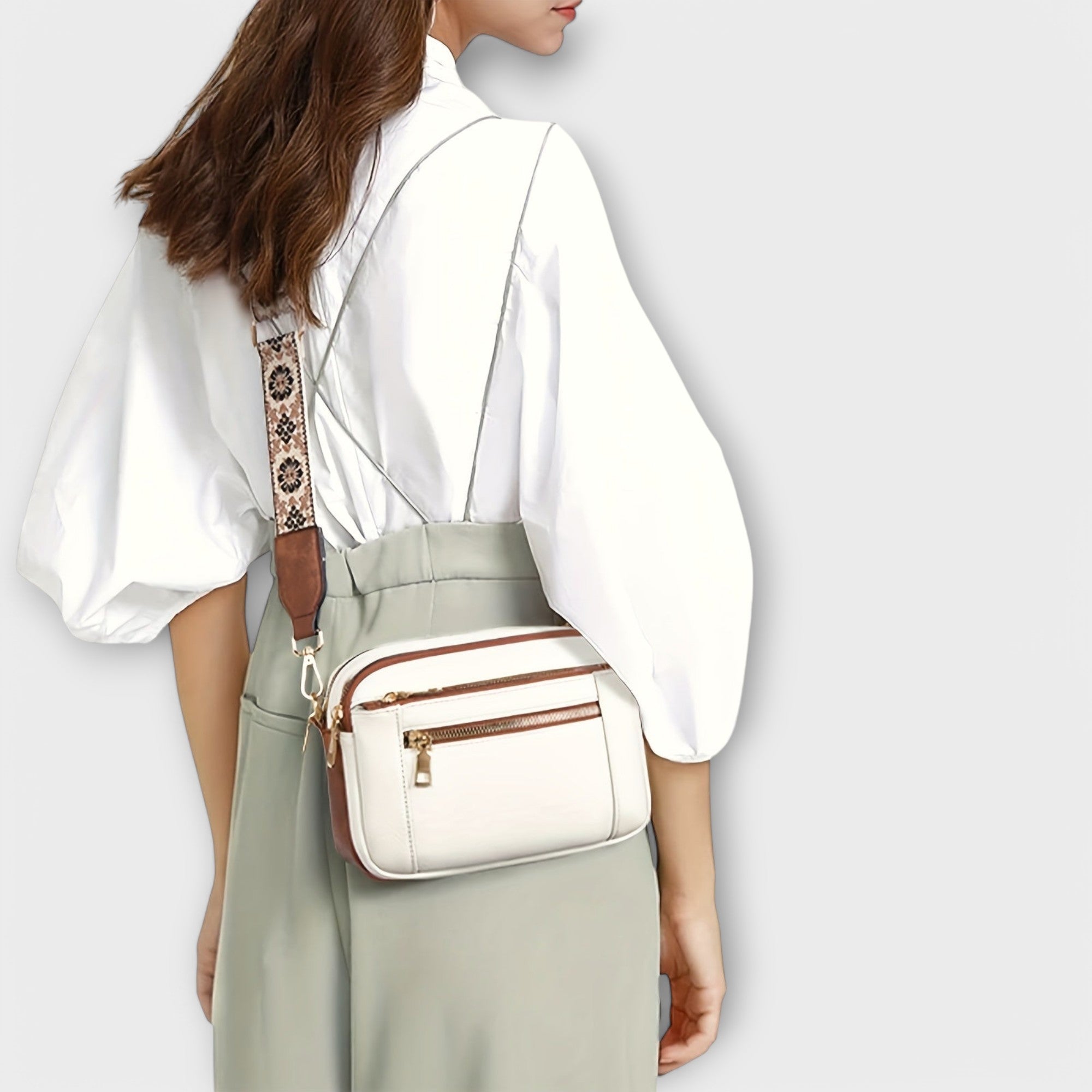 Dakota | Trendy Floral Strap Crossbody Bag