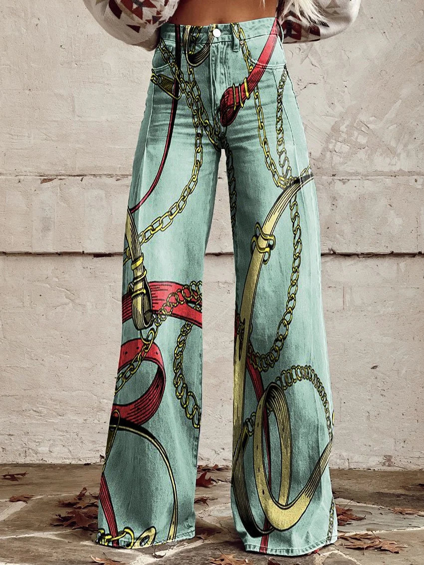 Susan | Stylish High-Waist Wide Jeans